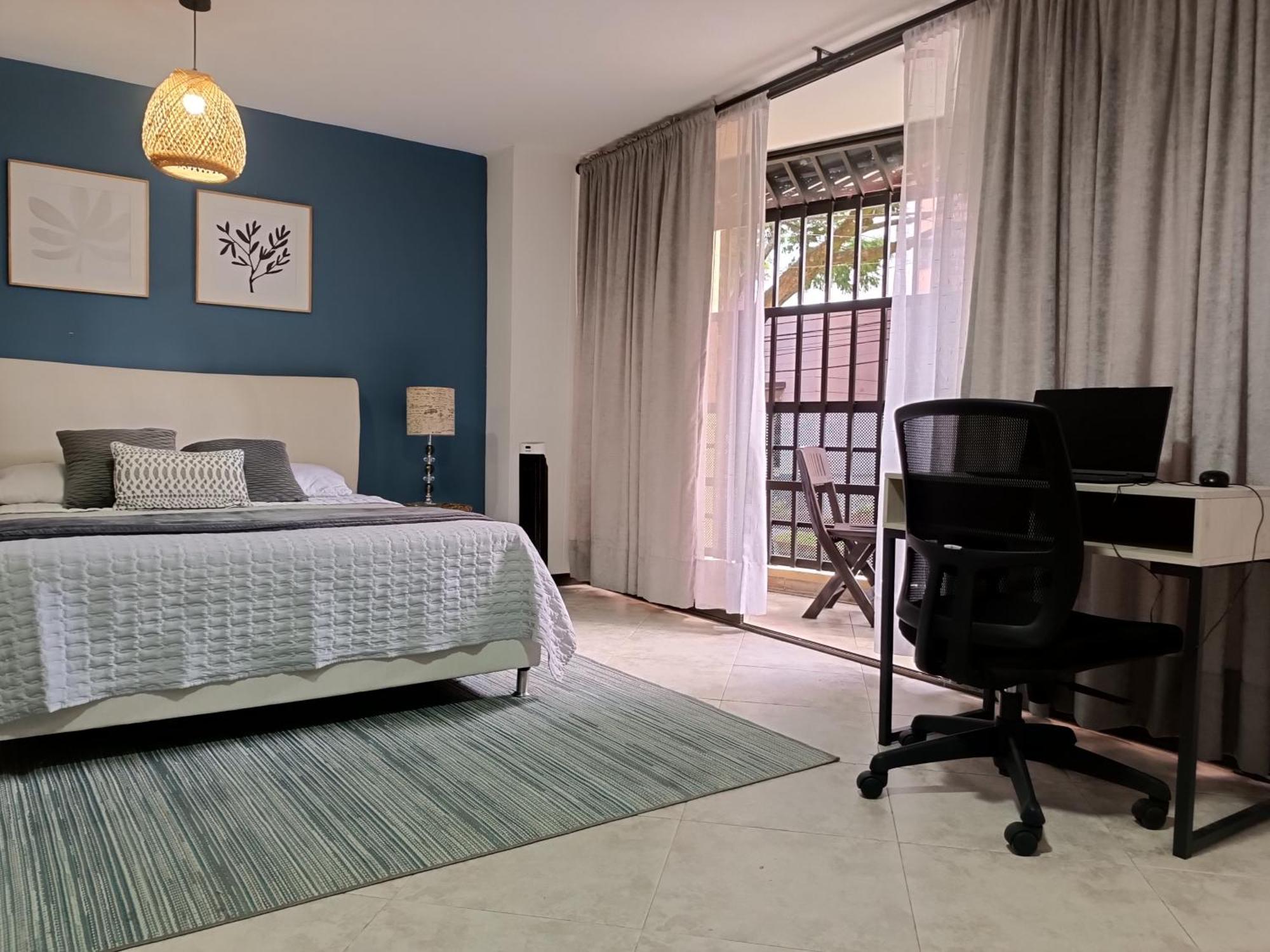 Ferienwohnung Acogedor Apartaestudio Ubicado En Laureles Medellín Exterior foto